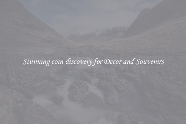 Stunning coin discovery for Decor and Souvenirs