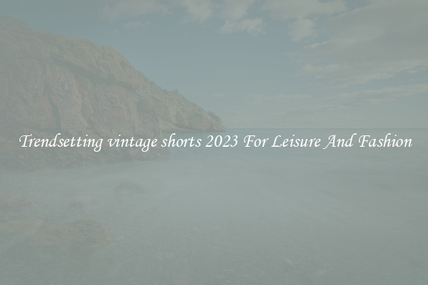 Trendsetting vintage shorts 2023 For Leisure And Fashion