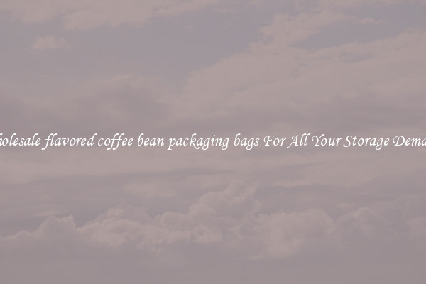 Wholesale flavored coffee bean packaging bags For All Your Storage Demands