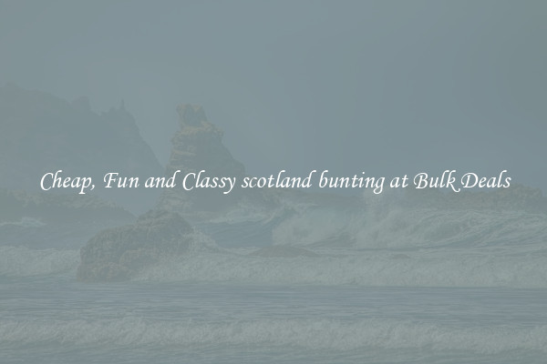 Cheap, Fun and Classy scotland bunting at Bulk Deals