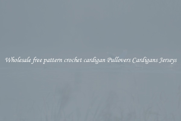 Wholesale free pattern crochet cardigan Pullovers Cardigans Jerseys