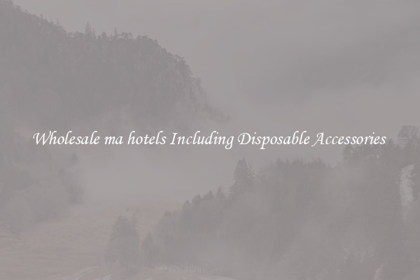 Wholesale ma hotels Including Disposable Accessories 