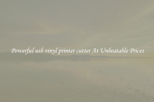 Powerful usb vinyl printer cutter At Unbeatable Prices